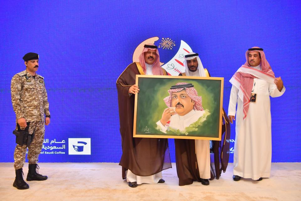 سمو أمير حائل يرعى حفل افتتاح ملتقى حاتم الطائي الدولي في نسخته الخامسة.