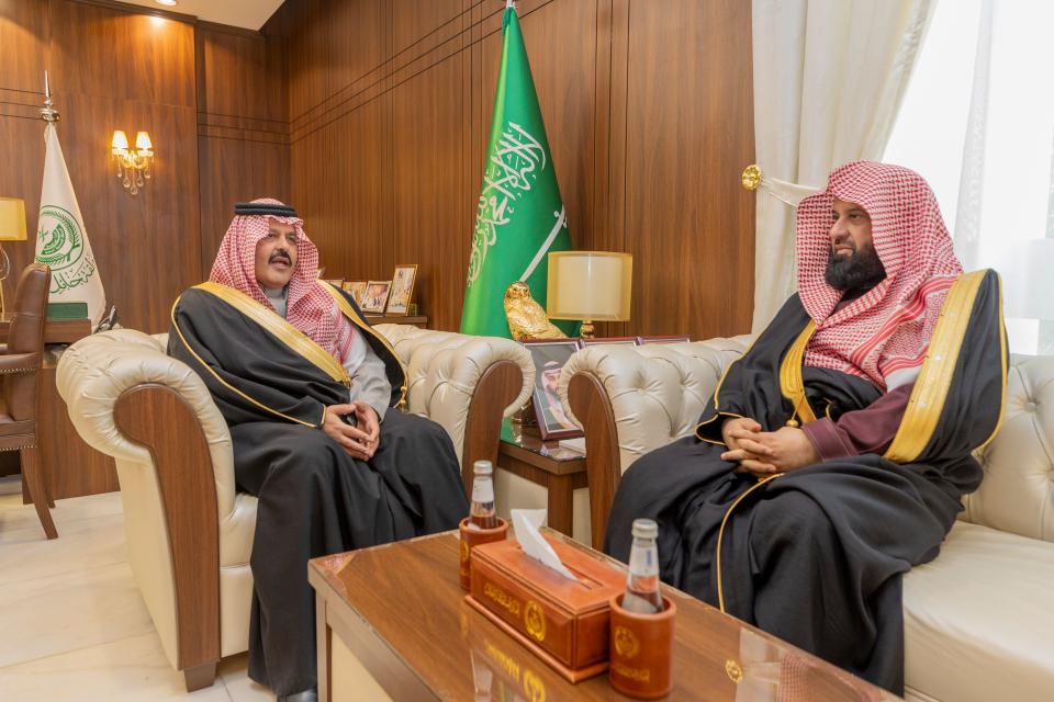 أمير منطقة حائل يستقبل الرئيس العام لهيئة الأمر بالمعروف والنهي عن المنكر