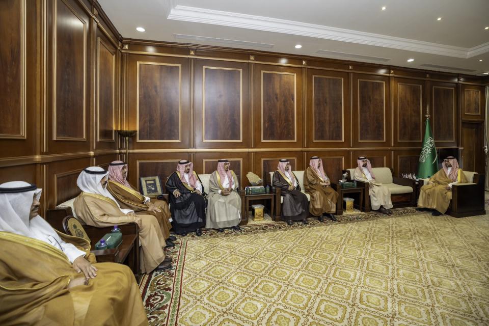 نائب أمير حائل يستقبل محافظي محافظات المنطقة