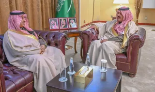 أمير منطقة حائل يستقبل وزير التعليم