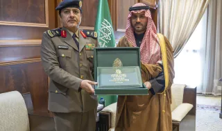 نائب أمير حائل يستقبل مدير الدفاع المدني بالمنطقة