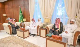 الأمير عبدالعزيز بن سعد يستقبل الرئيس التنفيذي لمركز الإسناد والتصفية "إنفاذ"