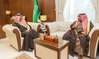 الأمير عبدالعزيز بن سعد يستقبل رئيس مجلس إدارة جمعية الإعلام السياحي بحائل