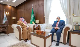 سمو أمير حائل يستقبل رئيس الشعبة القنصلية بالسفارة المصرية لدى المملكة