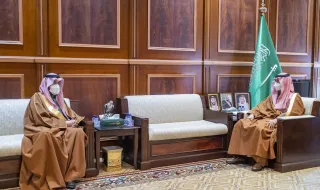 سمو ‫نائب أمير منطقة حائل‬ يستقبل نائب محافظ" منشآت" للتخطيط ‏والتطوير