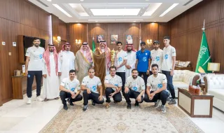 سمو أمير منطقة حائل يستقبل ‏مدير فرع وزارة ‏الرياضة بالمنطقة ‏