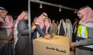 سموُّ أميرِ منطقة حائل يدشِّن مشروعات أمانة المنطقة.