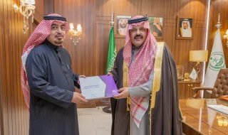 الأمير عبدالعزيز بن سعد يطلع على التقرير السنوي للمسؤولية المجتمعية بشركة مياه آبار حائل