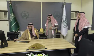 وكيل إمارة حائل يدشن نظام التعاملات الإلكترونية بمركز التيم التابع للمنطقة