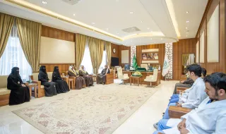 وكيل إمارة حائل يلتقي رئيس جامعة حائل وعدداً من منسوبيها