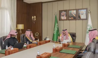 الأمير عبدالعزيز بن سعد ‏يطلع على تقارير أعمال ومشاريع هيئة تطوير ‏المنطقة ‏