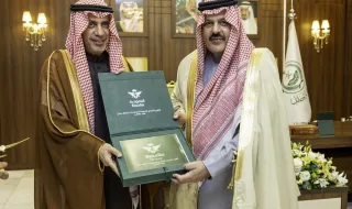 الأمير عبدالعزيز بن سعد يطلع على أرقام وإحصائيات الخطوط الجوية السعودية بالمنطقة لعام 2023 م