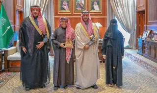 الأمير فيصل بن فهد بن مقرن ‏يستقبل مدير التعليم بمنطقة حائل