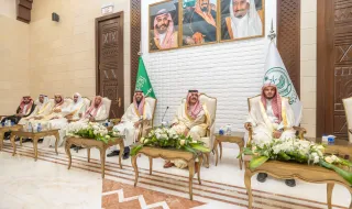 أمير منطقة حائل يستقبل المهنئين بعيد الفطر المبارك