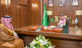 أمير حائل يستقبل أمين المنطقة