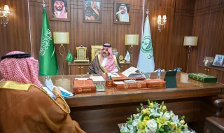 أمير حائل يستقبل الرئيس التنفيذي لهيئة تطوير المنطقة