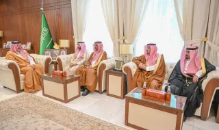 أمير منطقة حائل ‏يستقبل محافظي المحافظات بالمنطقة