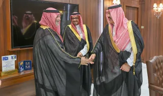 أمير حائل يستقبل الرئيس التنفيذي لهيئة تطوير المنطقة