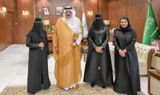 أمير منطقة حائل يستقبل الرئيس التنفيذي لشركة مستقر لحلول مساحات العمل الإبداعي