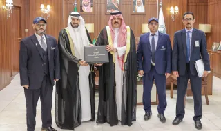 أمير حائل يستقبل مدير إدارة التدريب التقني والمهني بالمنطقة