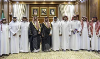 نائب أمير منطقة حائل يستقبل رئيس مجلس إدارة نادي فيد الرياضي