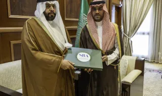 نائب أمير حائل يستقبل مشرف تلفزيون المنطقة