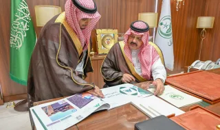 الأمير عبد العزيز بن سعد يطلع على جهود أمانة المنطقة والفعاليات بمناسبة اليوم الوطني