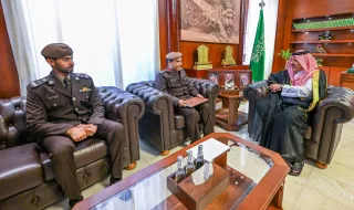 أمير منطقة حائل يستقبل قائد القوة الخاصة ‏للأمن البيئي بالمنطقة