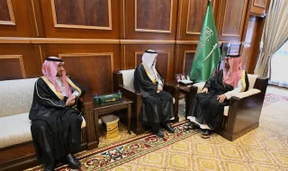 نائب أمير حائل يستقبل نائب الرئيس التشغيلي للقطاع الشمالي في شركة المياه الوطنية