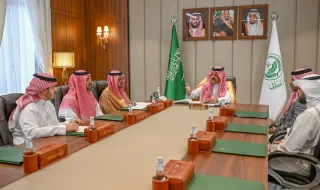 أمير حائل يستقبل رئيس مجلس ‫هيئة تطوير المنطقة