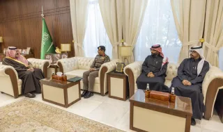 أمير حائل يستقبل مدير شرطة المنطقة