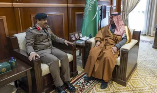 نائب أمير حائل يستقبل مدير شرطة المنطقة