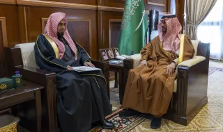 نائب أمير حائل يستقبل رئيس جمعية مُحكم لتعليم القرآن بالمنطقة