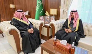 أمير حائل يستقبل رئيس مجلس إدارة الجمعية السعودية لهواة اللاسلكي