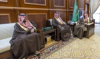 نائب أمير منطقة حائل يستقبل الرئيس التنفيذي لهيئة تطوير محمية الإمام تركي بن عبدالله الملكية