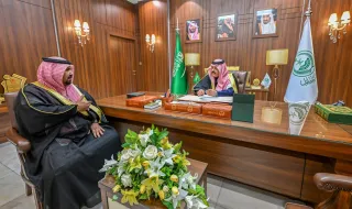 أمير حائل يستقبل مدير فرع الإدارة العامة للمجاهدين بالمنطقة