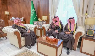 أمير منطقة حائل يستقبل رؤساء اللجان الوطنية في اتحاد الغرف التجارية السعودية