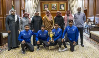 نائب أمير منطقة حائل يستقبل رئيس مجلس إدارة نادي سميراء